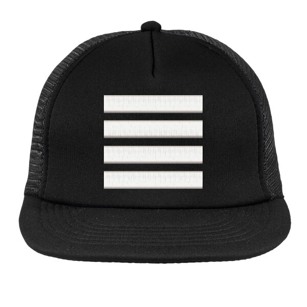 Beehive Embroidered  - Flat Bill Snapback Trucker Cap  Thumbnail