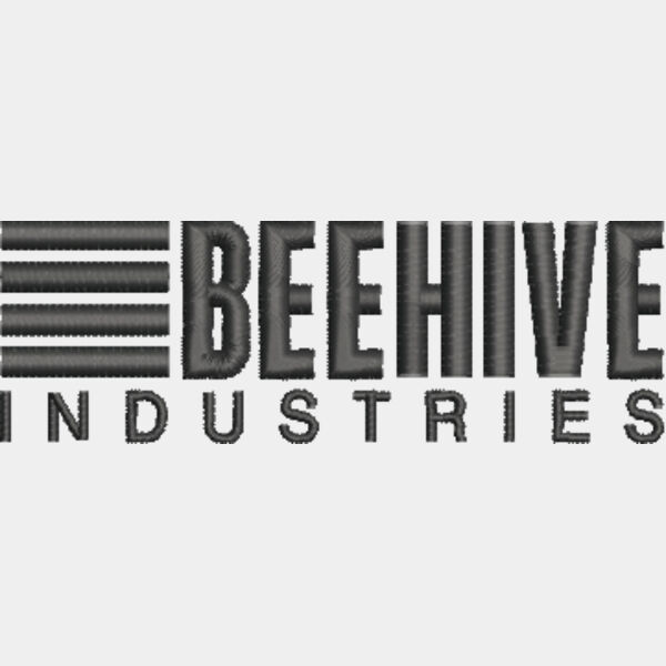 Beehive logo with stripes black 527 Thumbnail